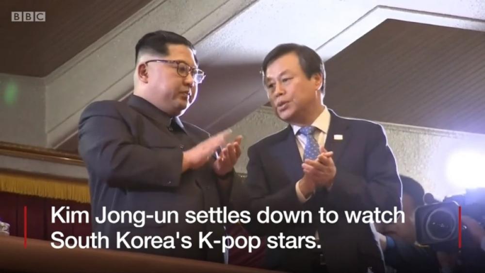 Kim Jong-un, wife attend K-pop concert in Pyongyang