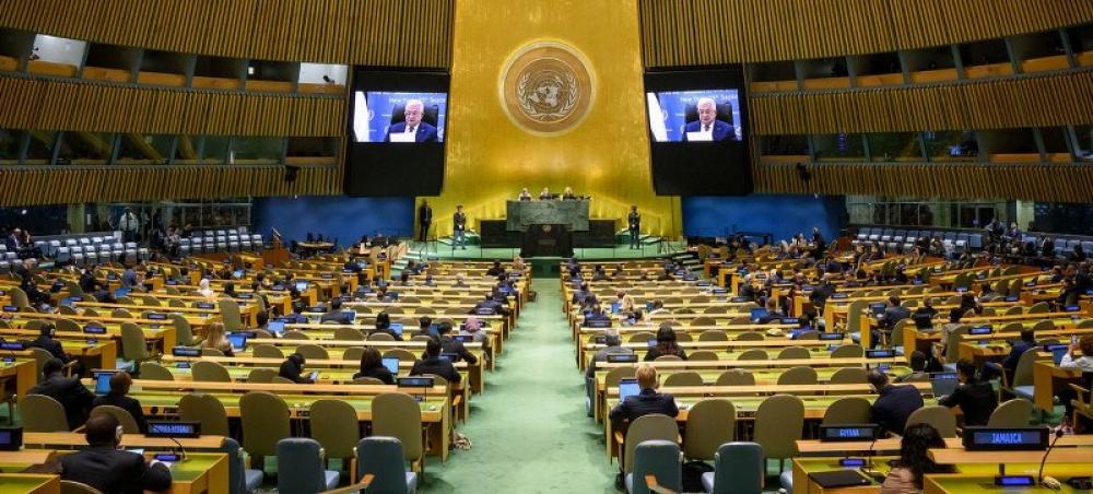 Palestinian President Abbas calls on world to recognise statehood at UNGA 