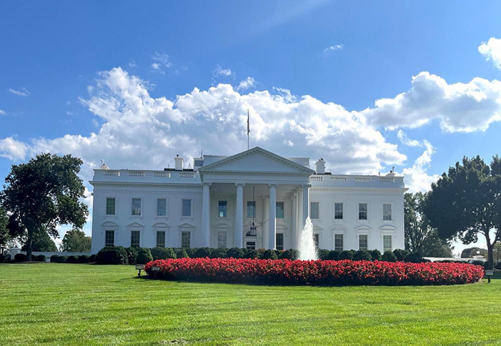 The White House is the official residence and workplace of the president of the United States. Photo: Sujoy Dhar