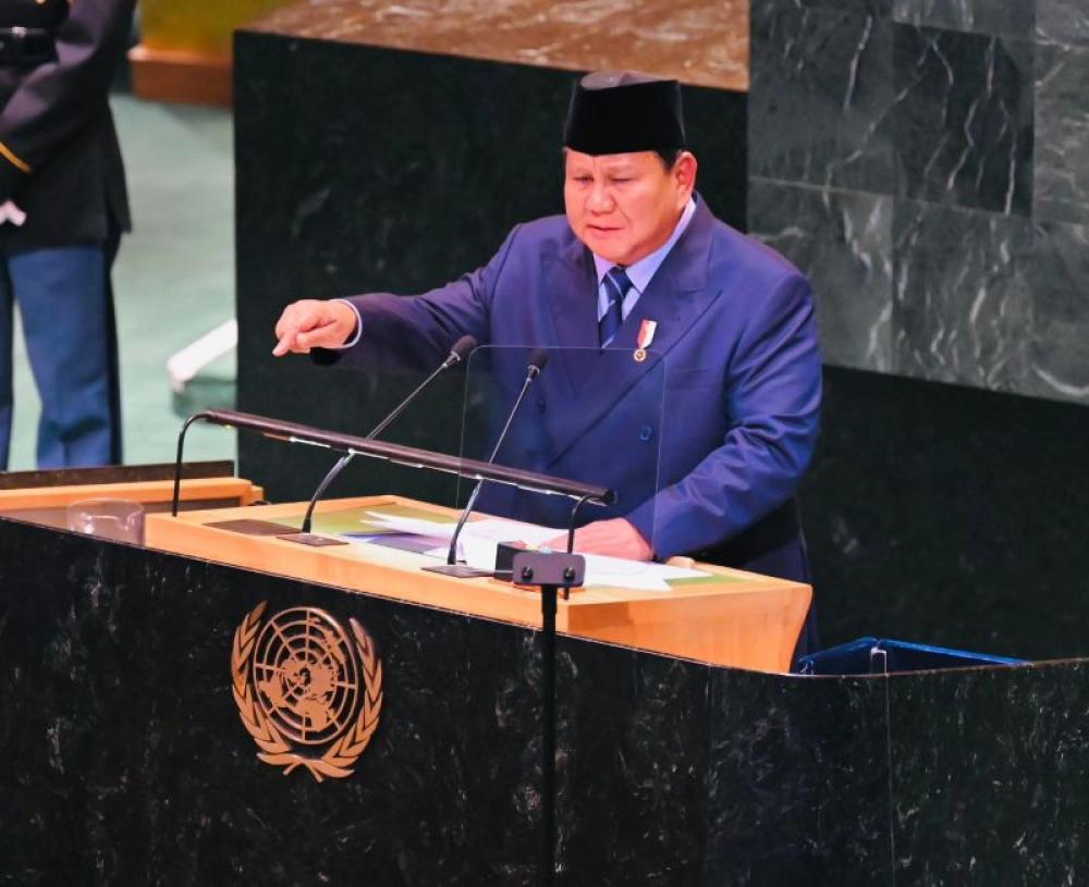 At UN debut, Indonesia’s president backs two-state solution, urges guarantee of Israel’s security