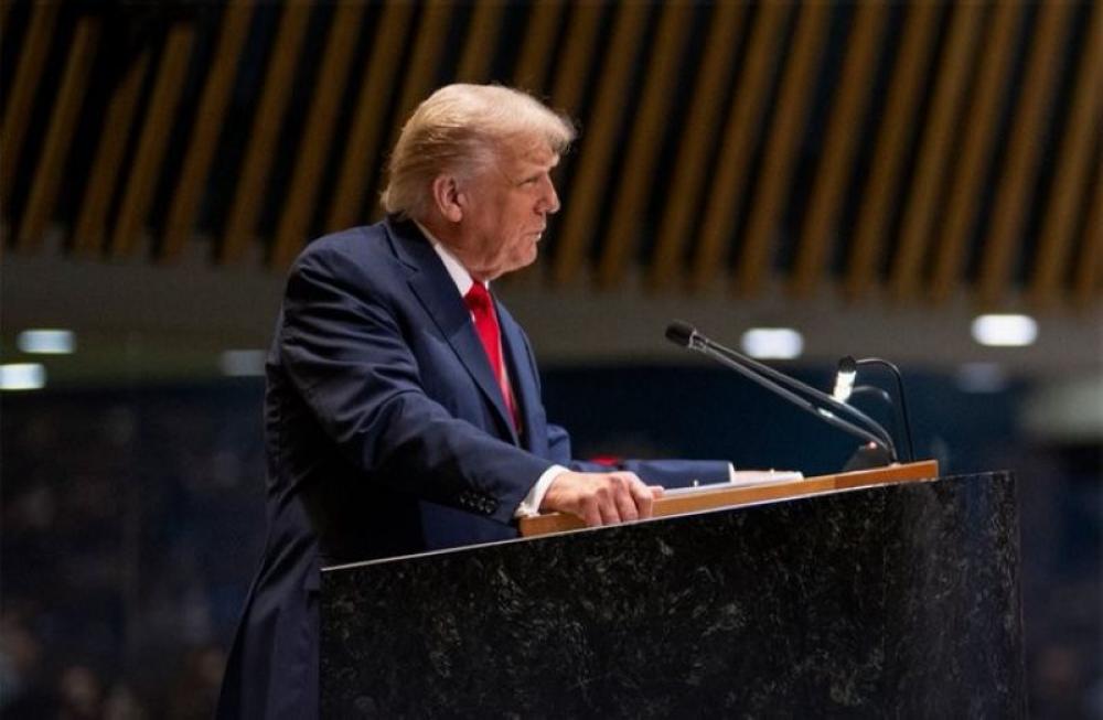 Trump calls climate change a ‘scam’ in UNGA address