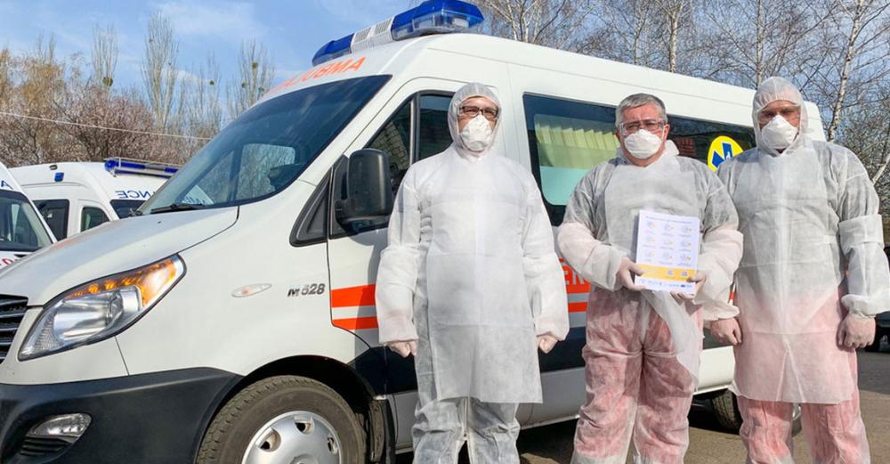 UN sustainable energy project in Ukraine finds a new role: fighting COVID-19