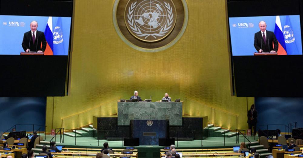 Forgetting lesson of history &lsquo;short-sighted&rsquo;, Russia&rsquo;s Putin says, calls for cooperation to tackle health challenges