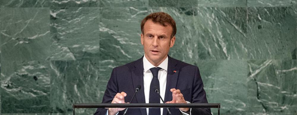 Macron condemns Russia&rsquo;s invasion of Ukraine as a &lsquo;return to imperialism&rsquo;, calls on UN to support path to peace