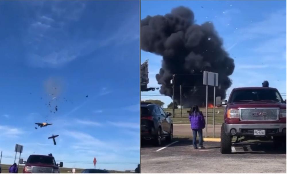 Six feared dead in mid-air collision of 2 fighter planes in US airshow