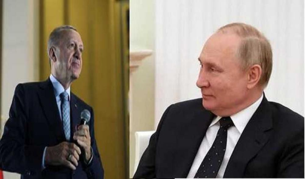 T&uuml;rkiye President Erdogan discusses Ukrainian crisis with Putin