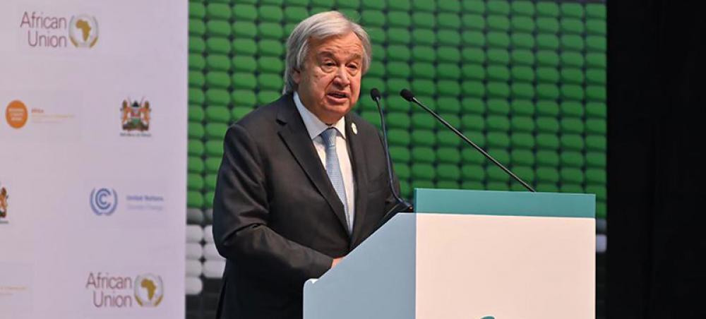Guterres leads call to make Africa &lsquo;a renewable energy superpower&rsquo;
