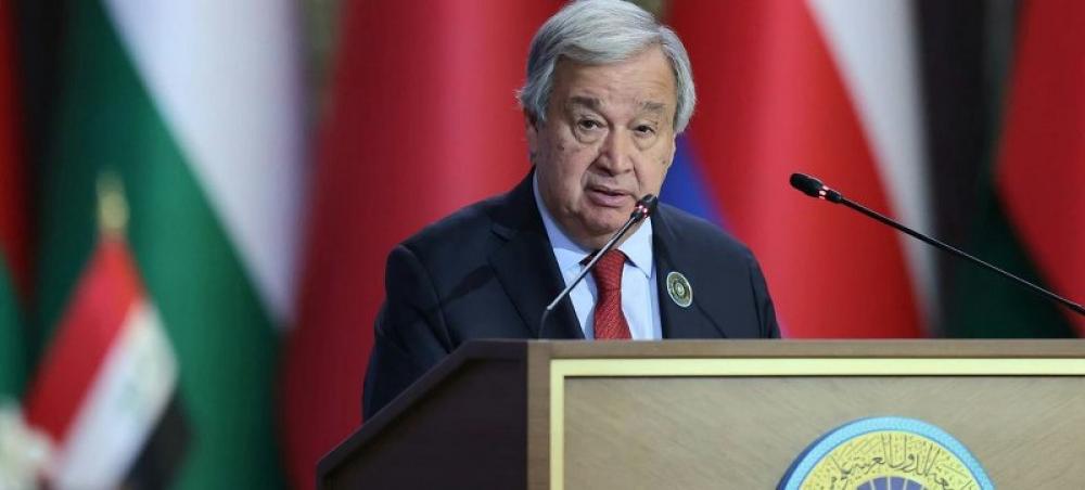UN chief Guterres reiterates call for Gaza ceasefire at Arab League Summit