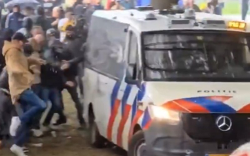 Dutch police arrest 30 after violent anti-immigration protest in The Hague