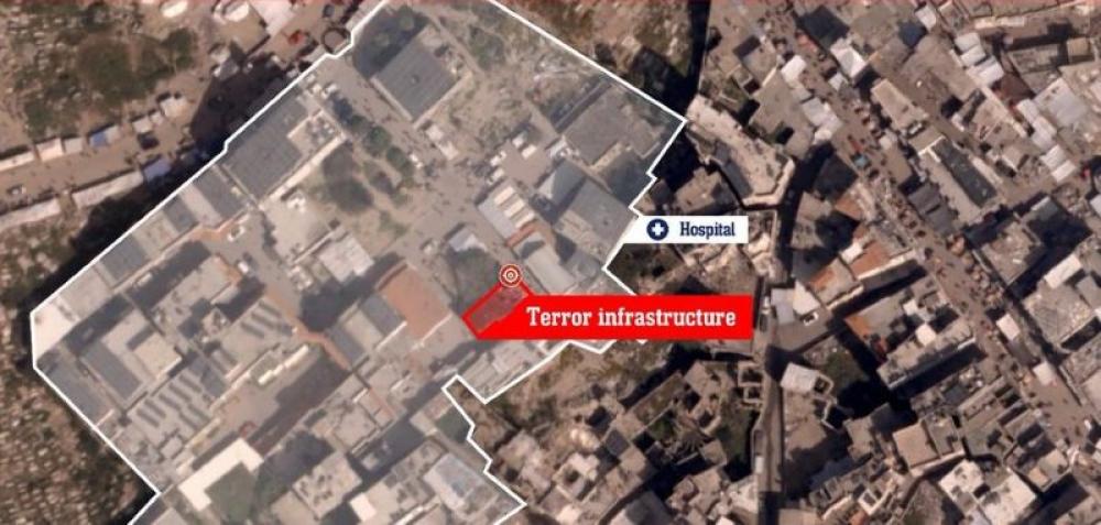 Israeli air strike destroys part of Gaza