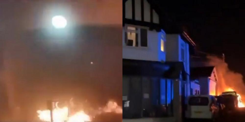 Mosque in East Sussex set ablaze with two inside, UK police probe hate crime 