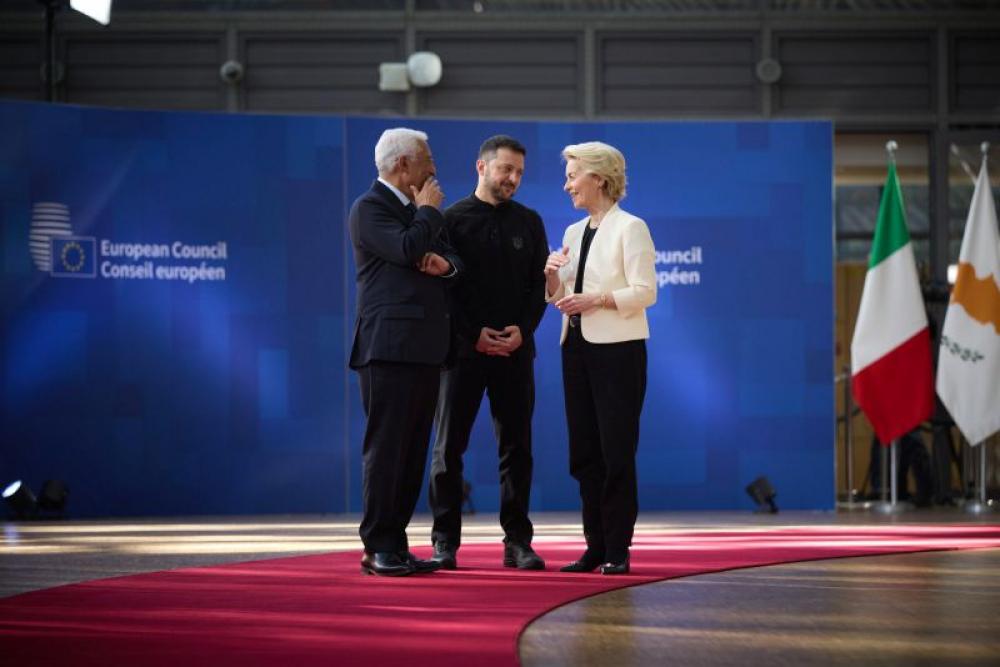 European Union leaders vow to ramp up funding to defend their own nations, Ukraine