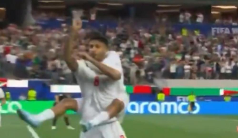 'Gun gesture' controversy erupts at World Cup as Iranian footballer's celebration goes&nbsp;viral&nbsp;&nbsp;