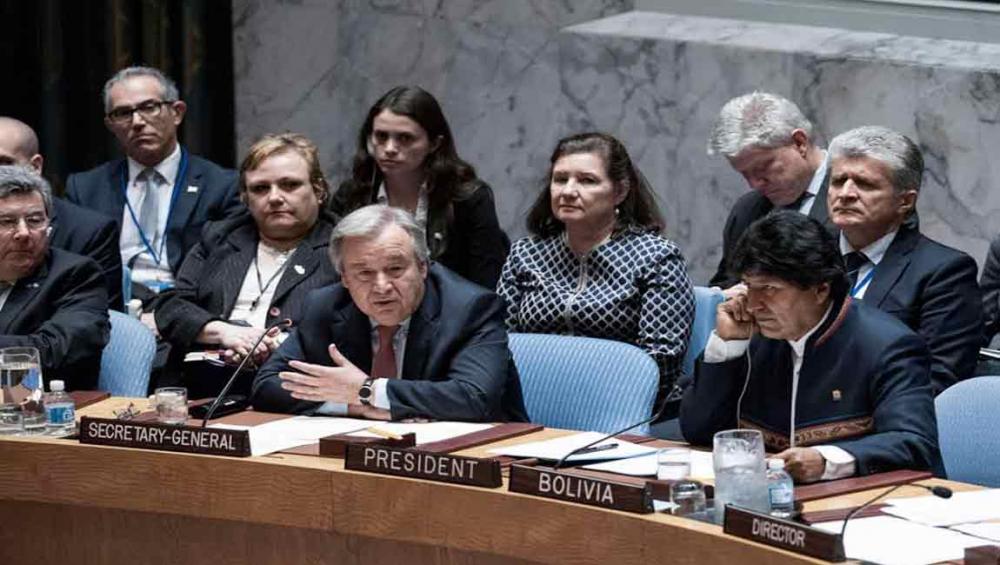 Water is &lsquo;catalyst&rsquo; for cooperation, not conflict, UN chief tells Security Council 