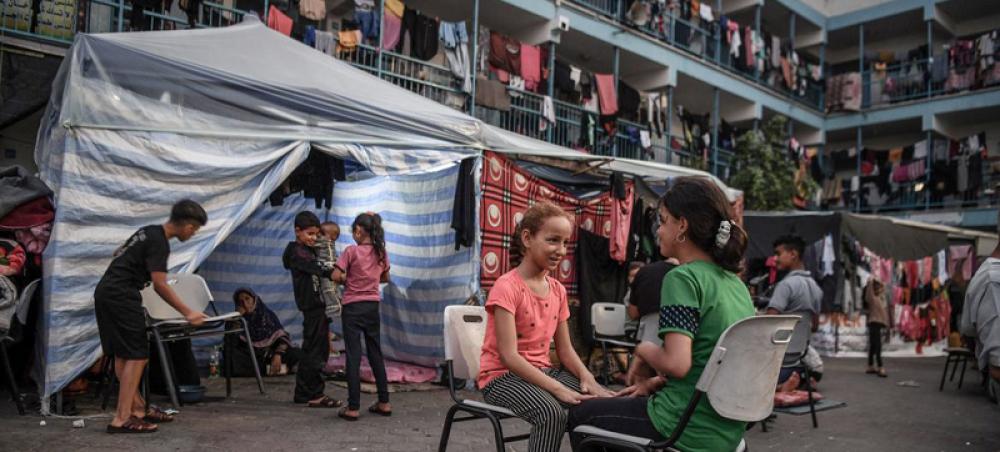 UN says nearly a million children displaced in Gaza