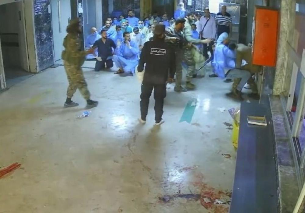  Chilling video shows hospital staff kneeling before gunmen in Syria, one of them executed