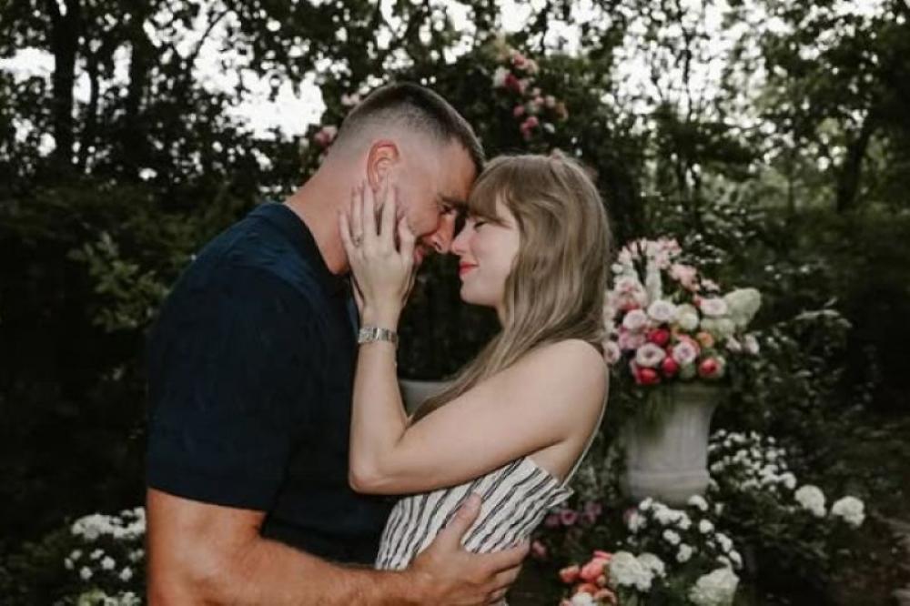 Singing sensation Taylor Swift announces engagement to Travis Kelce after dating for two years